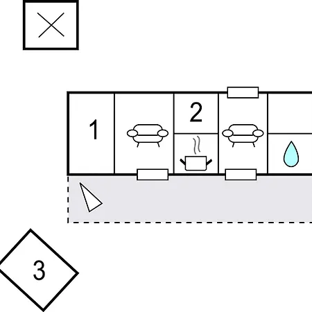 בית נופש Three-bedroom In